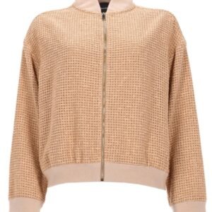 GIACCA BOMBER CON DETTAGLIO PAILLETTES