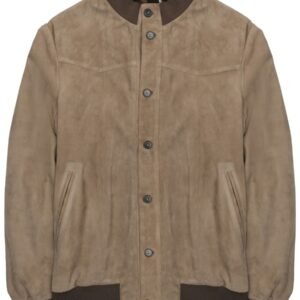 GIACCA BOMBER IN SUEDE