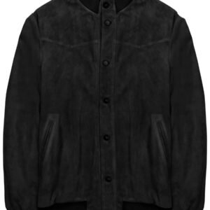 GIACCA BOMBER IN SUEDE