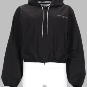 GIACCA CON CAPPUCCIO E LOGO