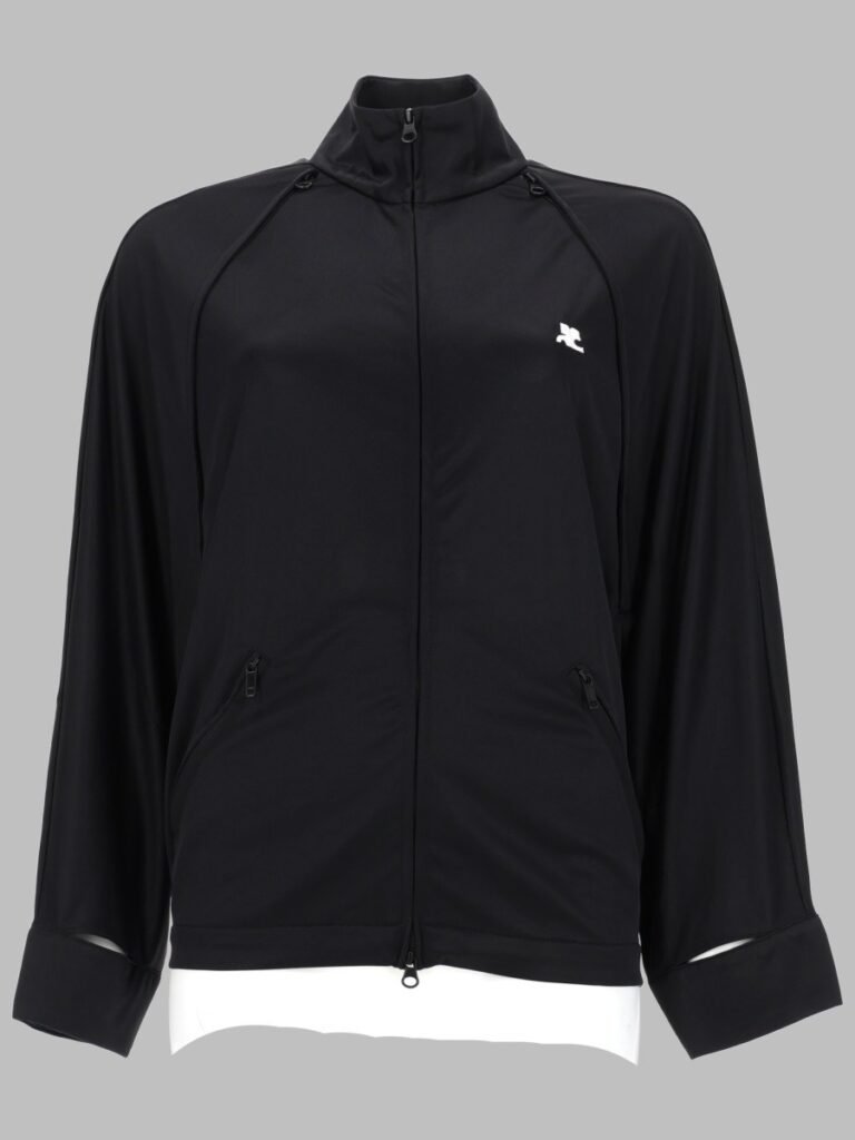 GIACCA TRACK CON MANICHE CUT-OUT