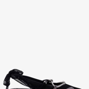 Gianira leather ballerinas with suede inserts