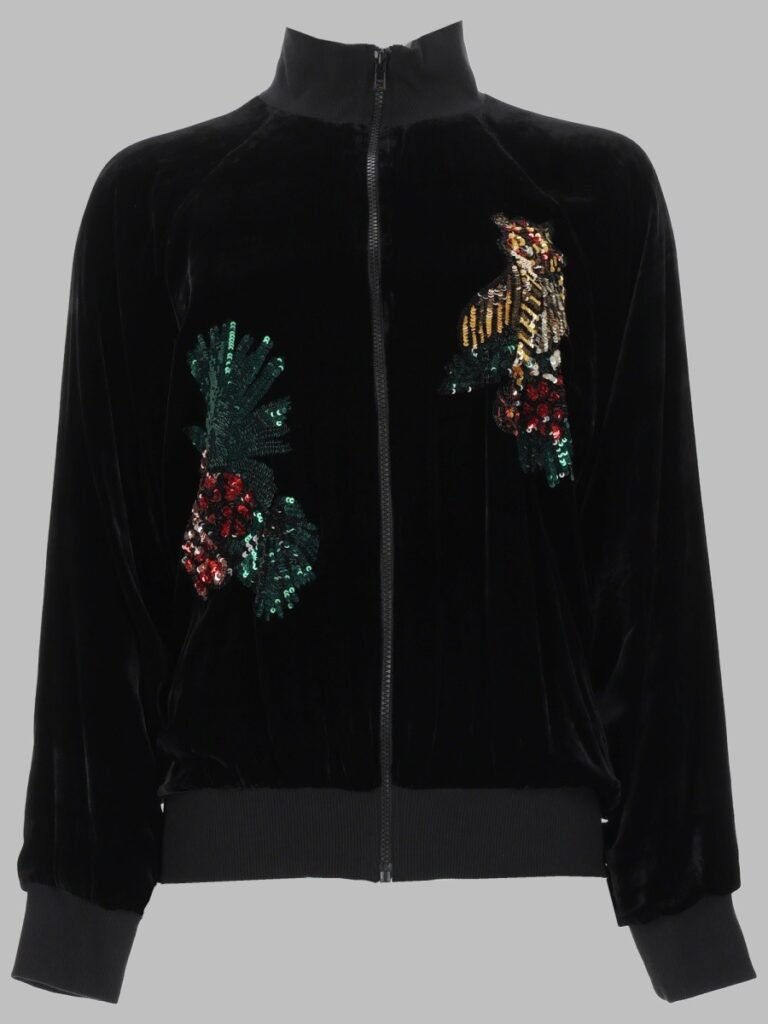 FELPA CON DETTAGLI IN PAILLETTES