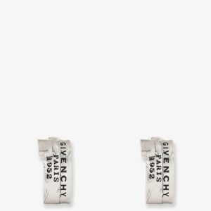 Givenchy Tape earrings in metal and enamel