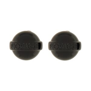 GLOSSY BLACK MINI LOLLIPOP EARRING