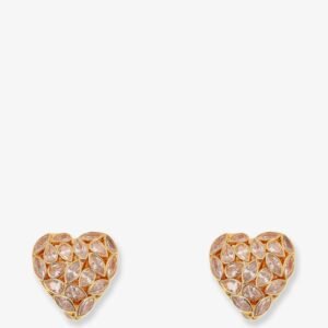 Gold brass earrings
