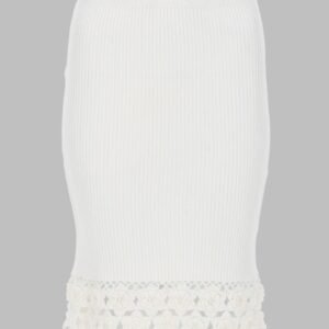 GONNA CON BORDO IN CROCHET