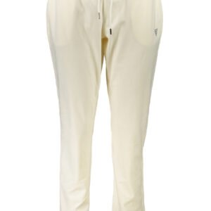 GUESS JEANS WHITE WOMEN'S TROUSERS