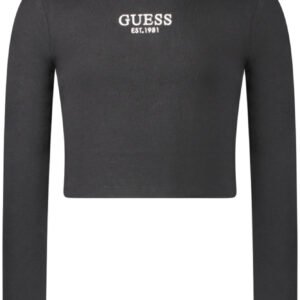 GUESS JEANS LONG-SLEEVED T-SHIRT FOR GIRLS, BLACK