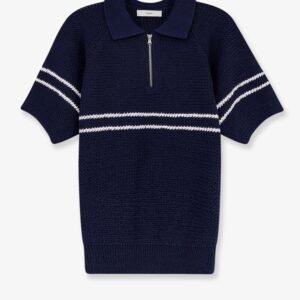 Half-Zip cotton blend sweater