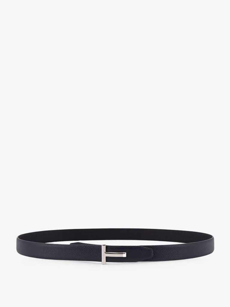 Hammered leather belt