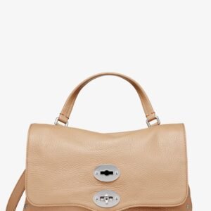Hammered leather Postina Daily crossbody bag