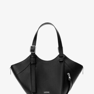 Hammock Flip leather handbag with front lettering logo
