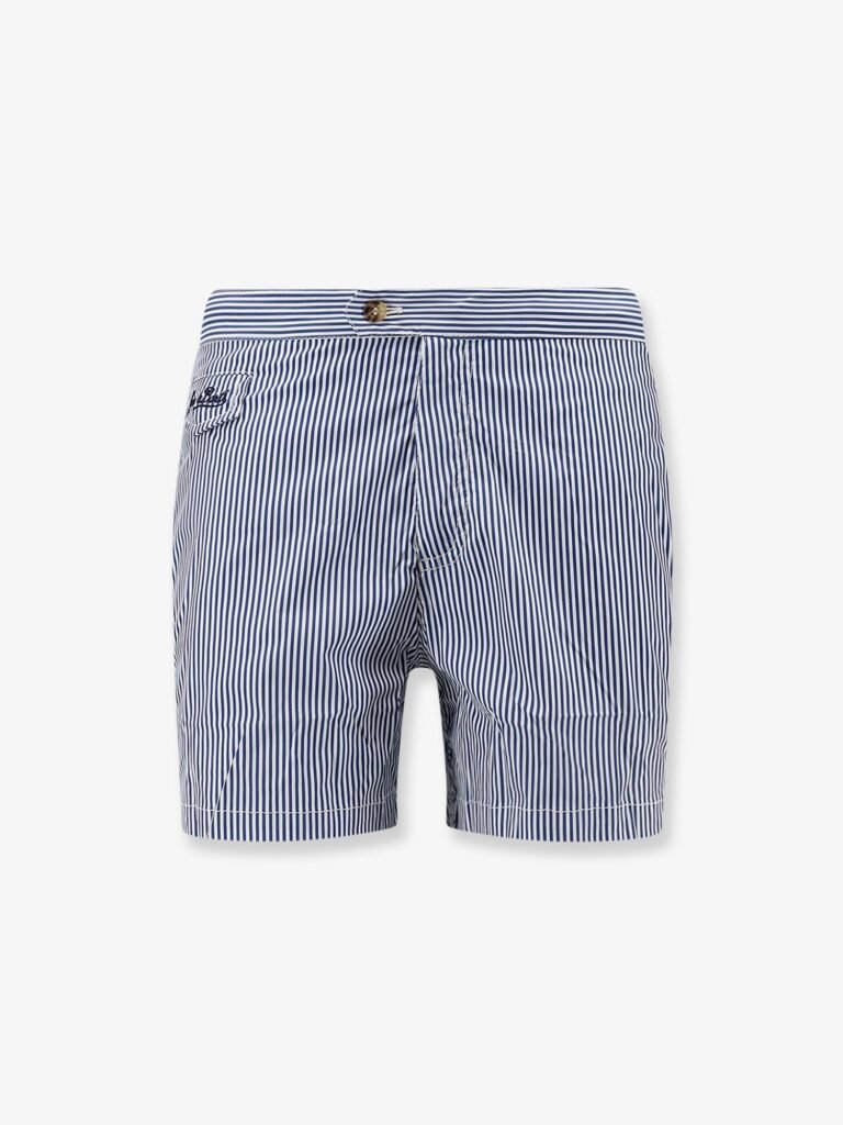 Harrys nylon swim shorts with striped print