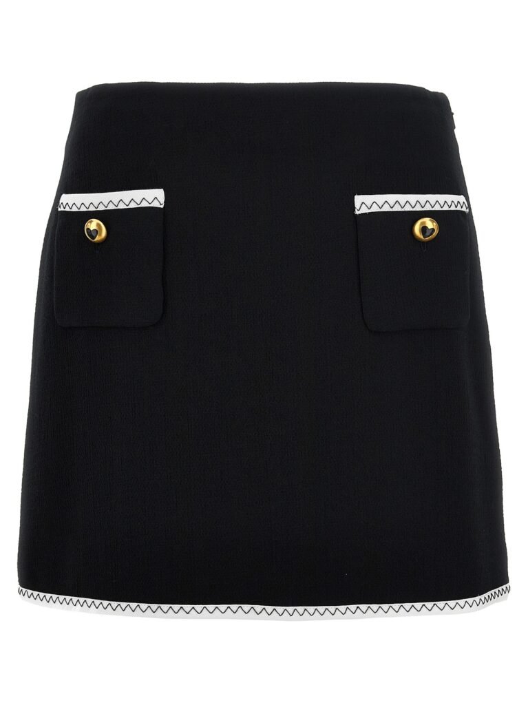 Heart button skirt