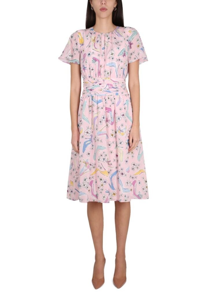 "HEELS AND FLOWERS" DRESS