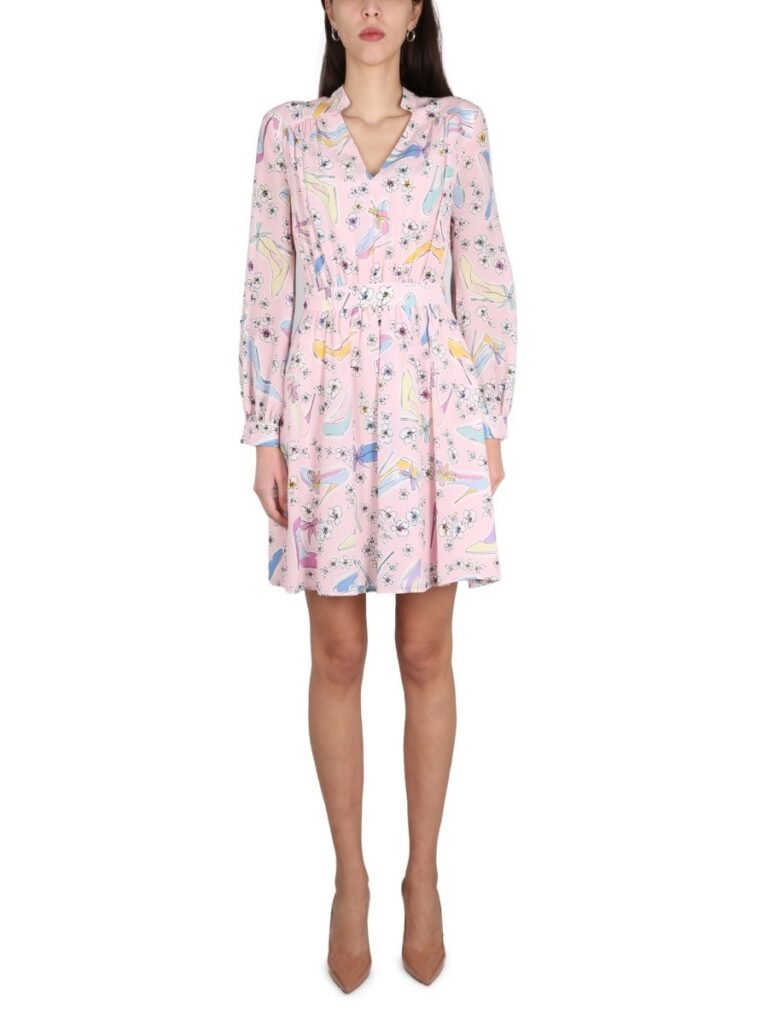 "HEELS AND FLOWERS" DRESS