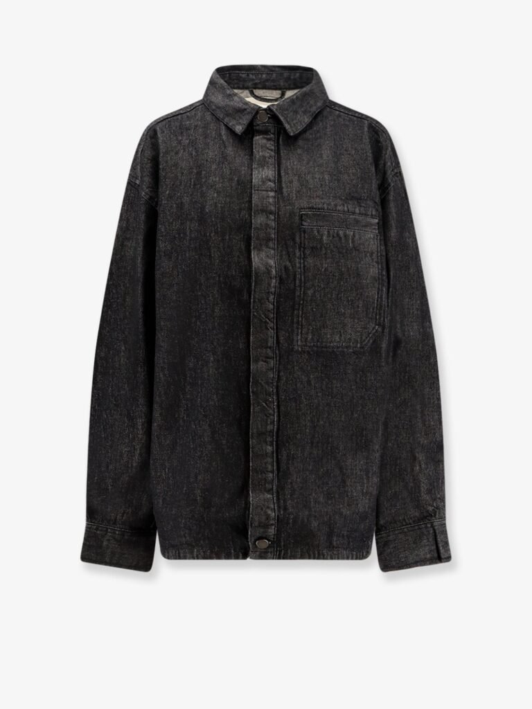 Herculean black denim shirt/jacket