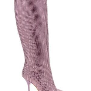 HIGH BOOT WITH RHINESTONES