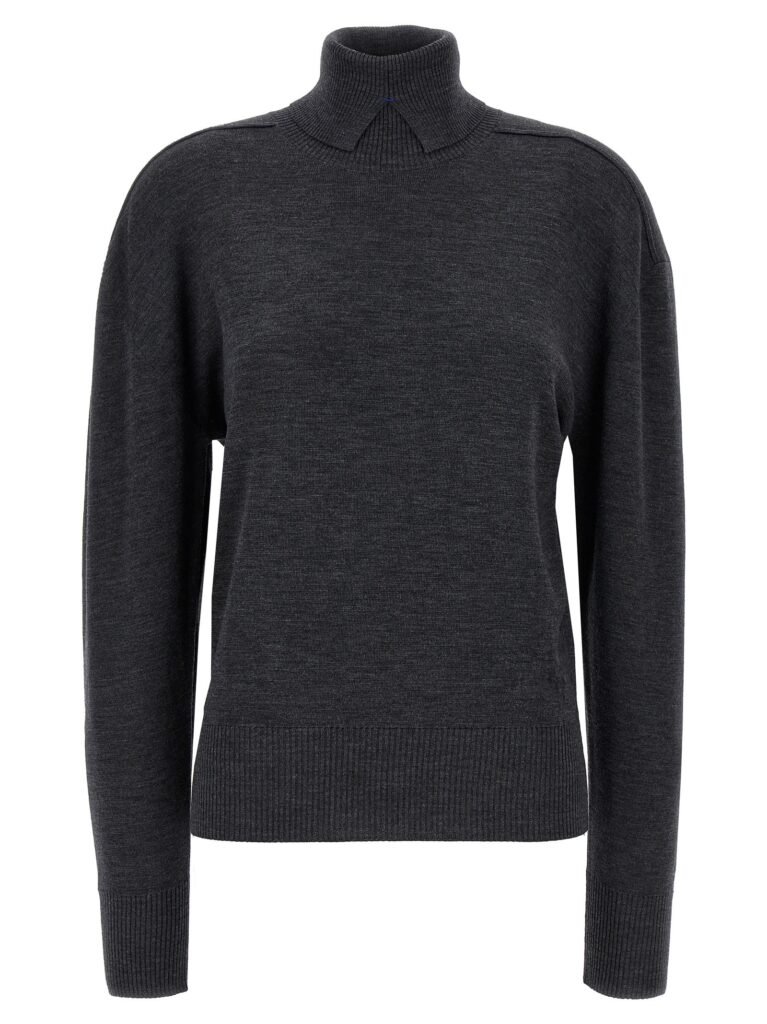High neck sweater