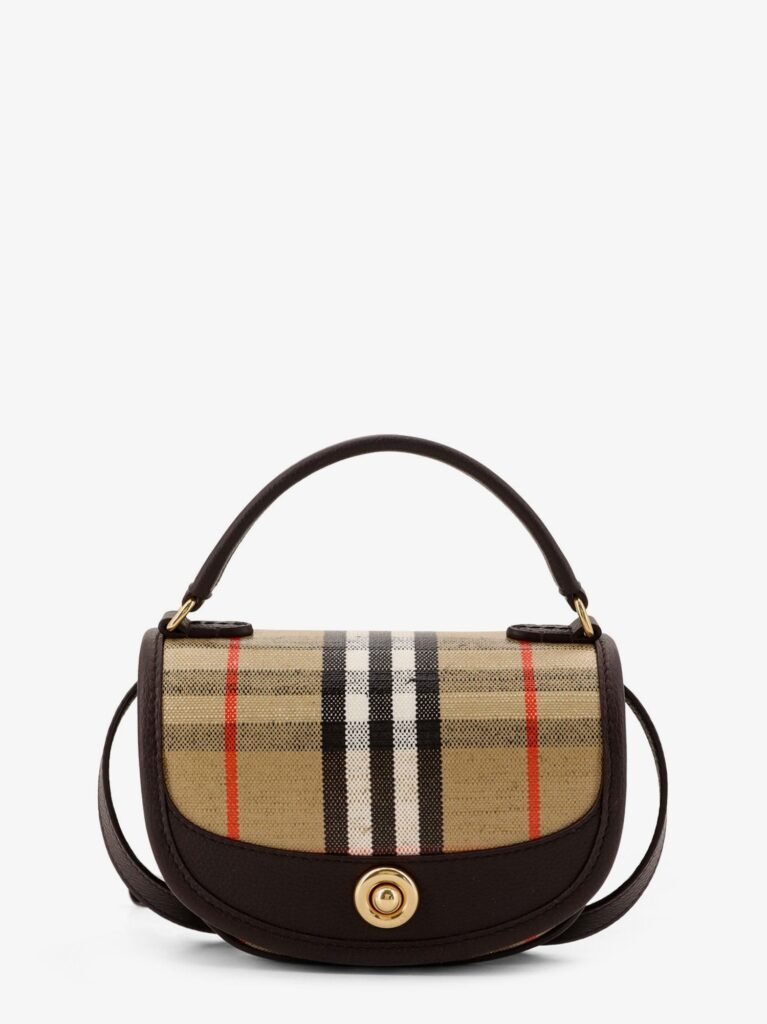 Highlands crossbody bag with iconic Check pattern