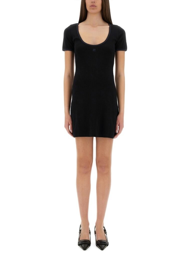 "HOLISTIC CONTRAST" MINI DRESS