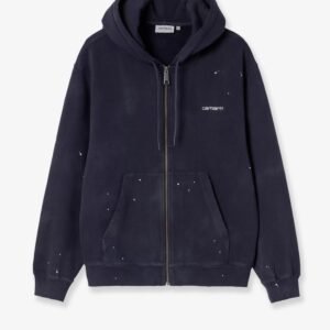 Hooded Painter cotton sweatshirt with embroidered logo on the front