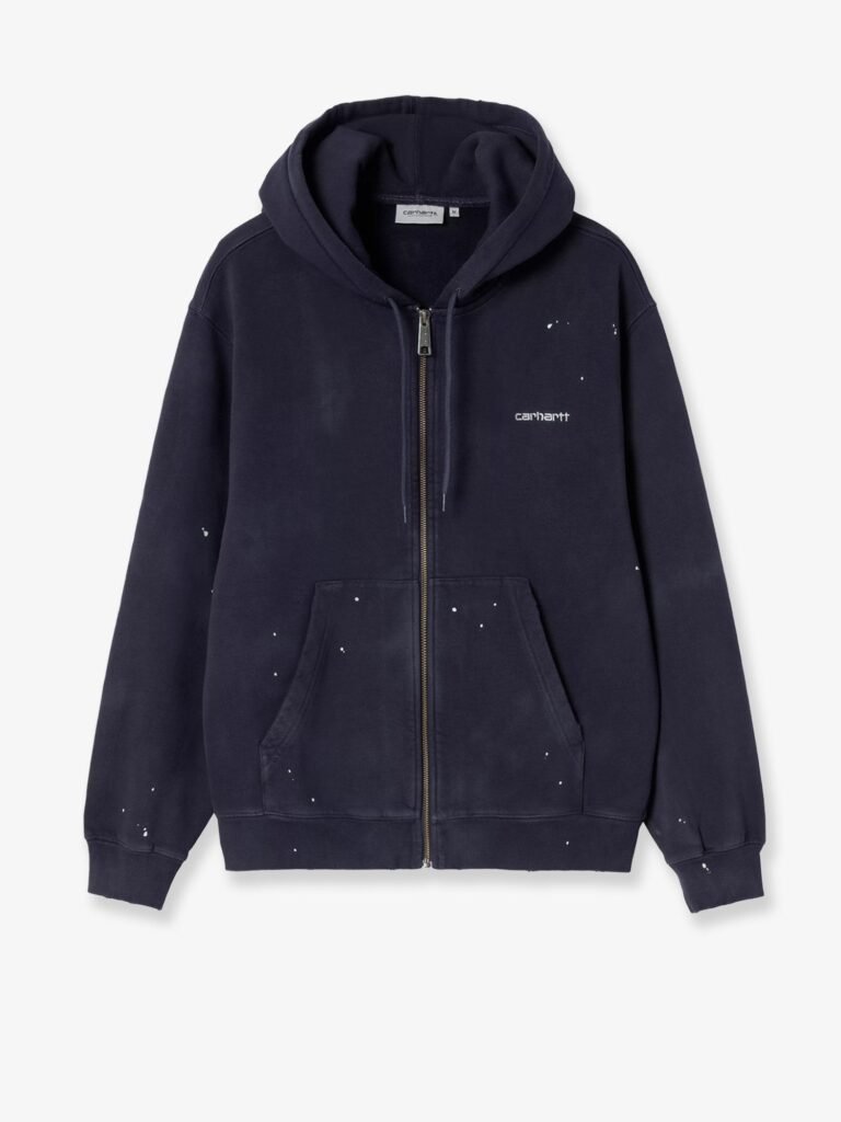 Hooded Painter cotton sweatshirt with embroidered logo on the front
