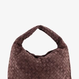 Hop leather shoulder bag with Intrecciato effect
