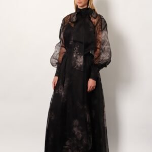 Hypnotic Maxi Skirt silk long skirt