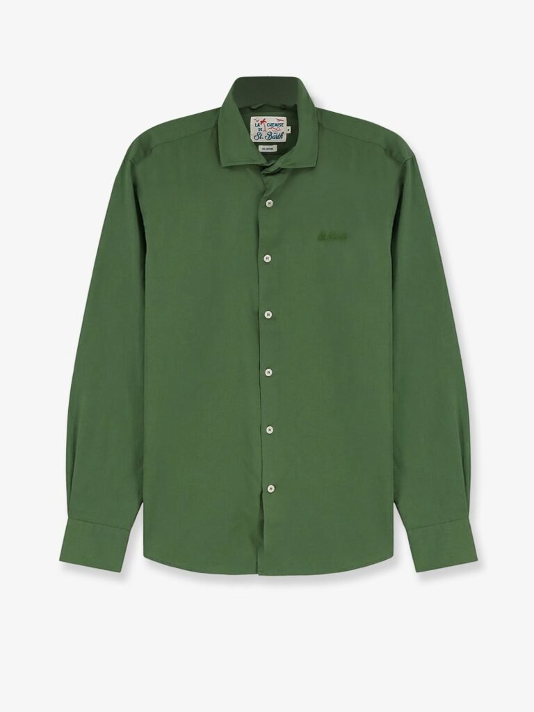 Ice cotton shirt with embroidered logo on the front