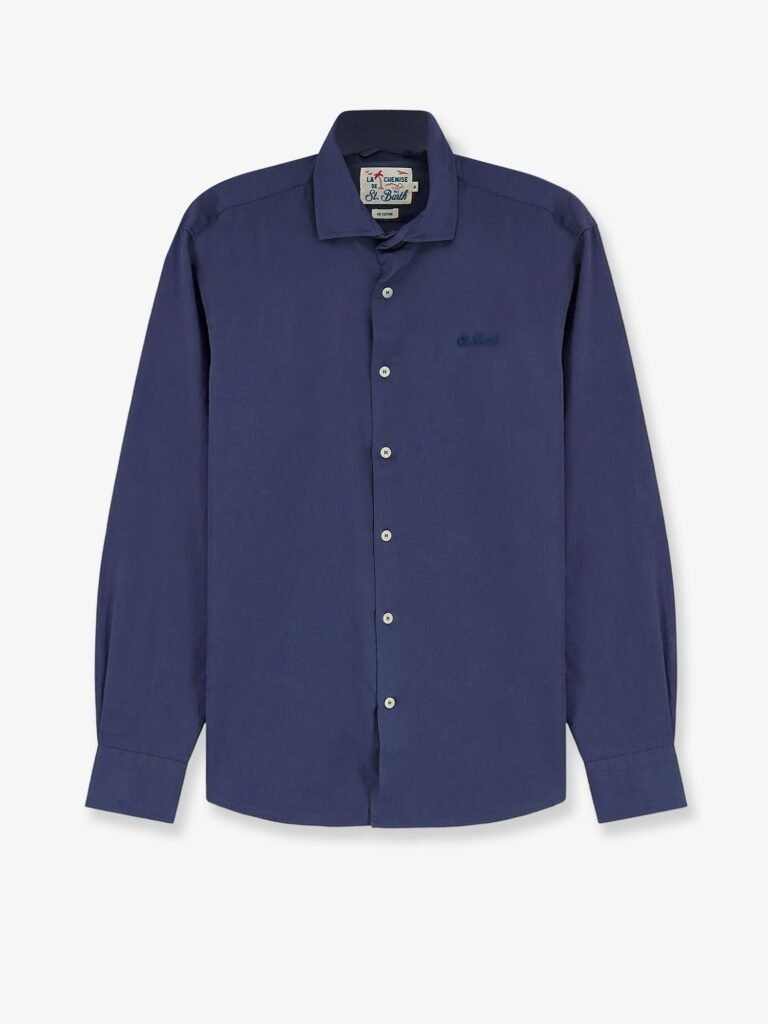 Ice cotton shirt with embroidered logo on the front