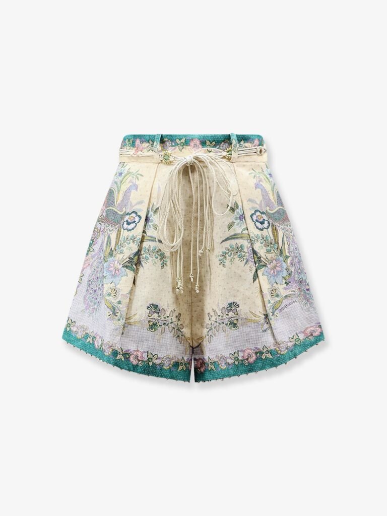 Indra cotton and silk shorts