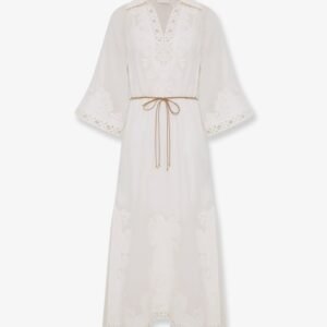 Indra long ramie dress