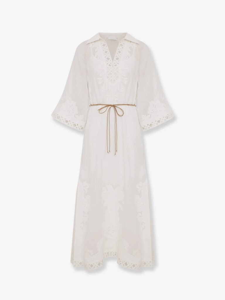 Indra long ramie dress