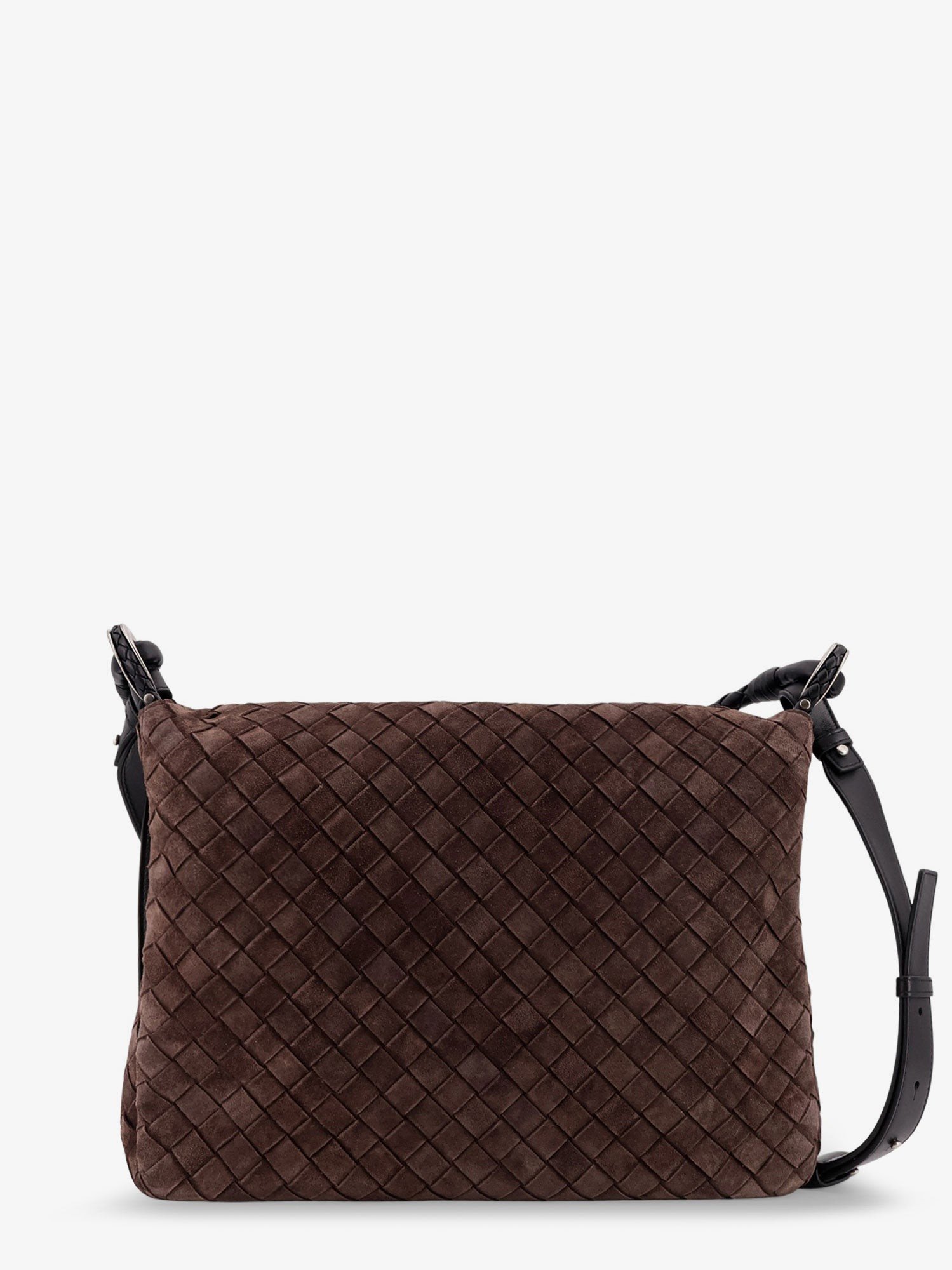 Intrecciato suede shoulder bag - Image 4