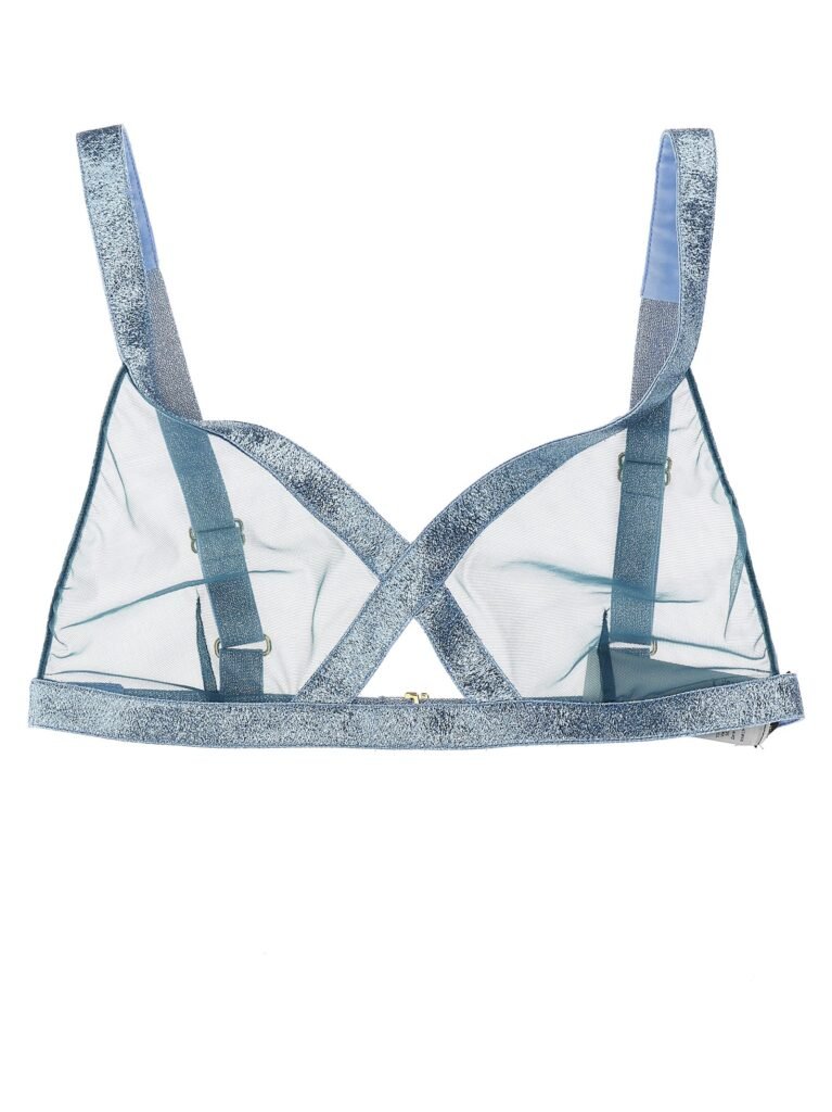 Iridescent sable tulle top