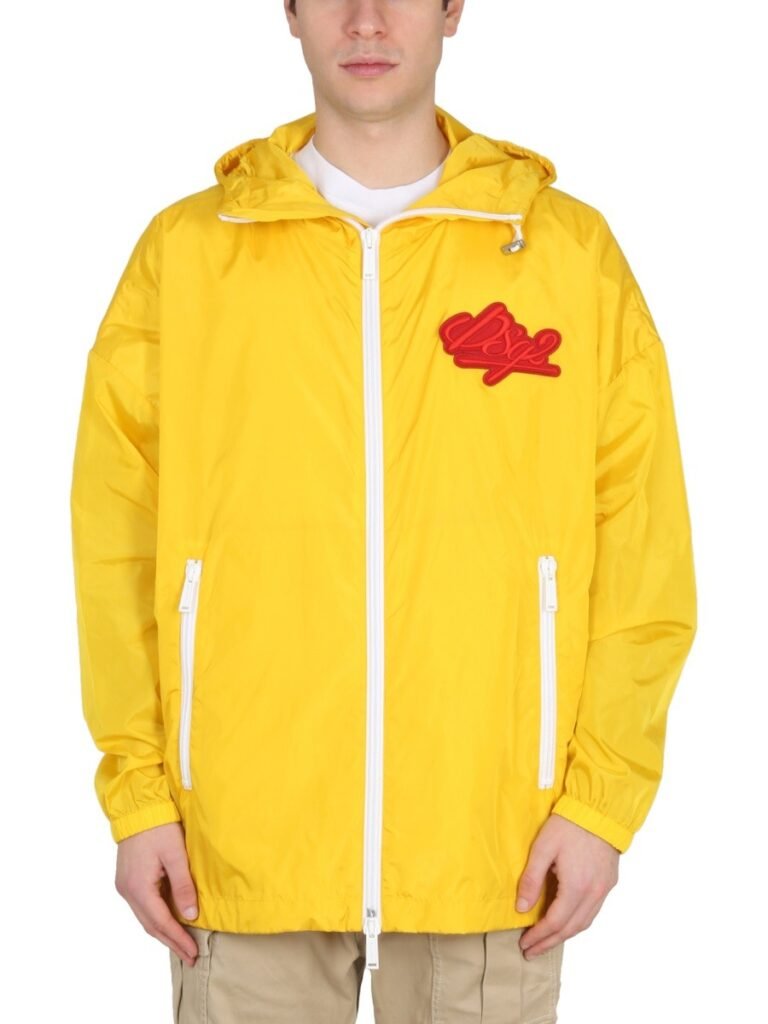 JACKET WITH LOGO PATCH