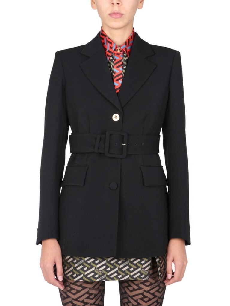 JACKET WITH MEDUSA BUTTON