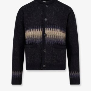Jacquard Unisex alpaca cardigan