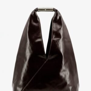 Japanese shiny leather shoulder bag