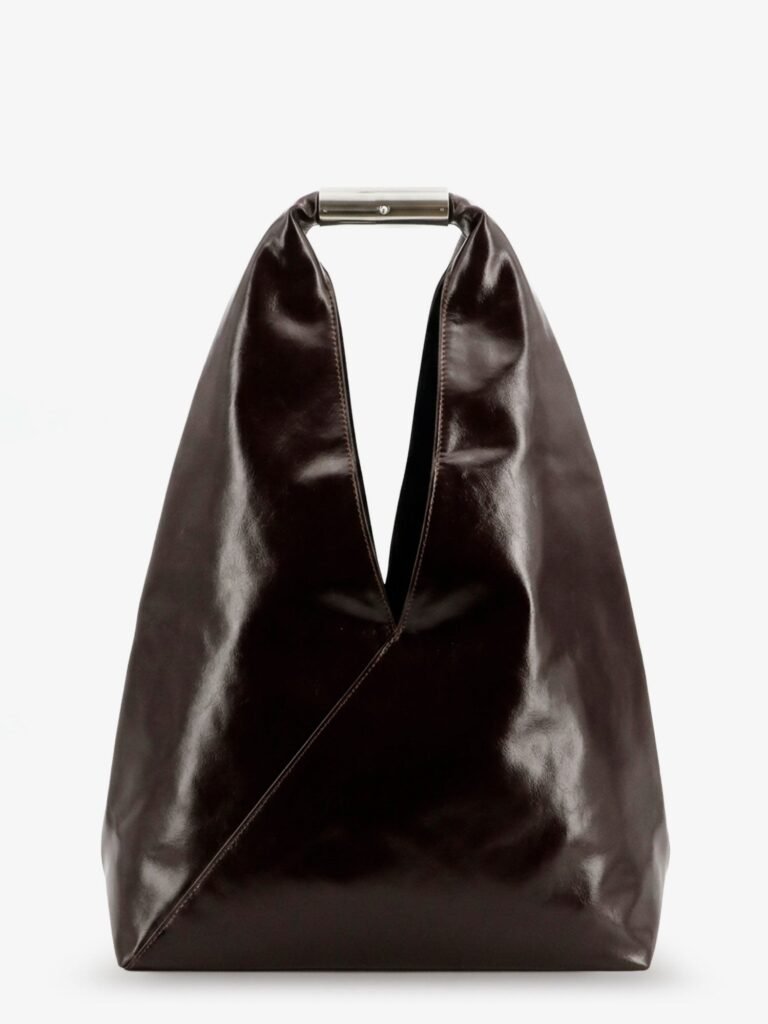 Japanese shiny leather shoulder bag