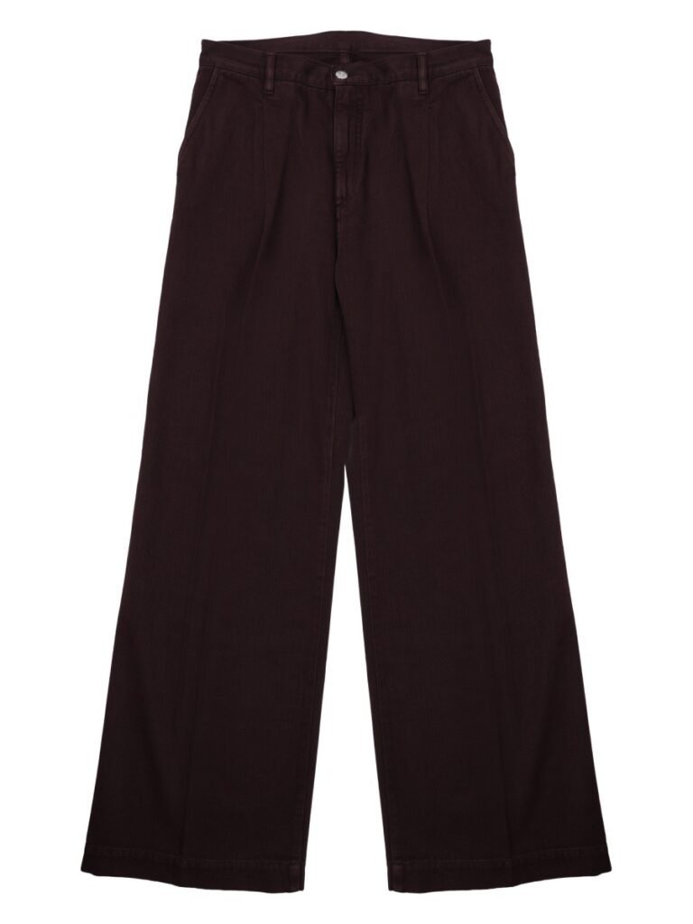 JEANS AMPIO IN COTONE