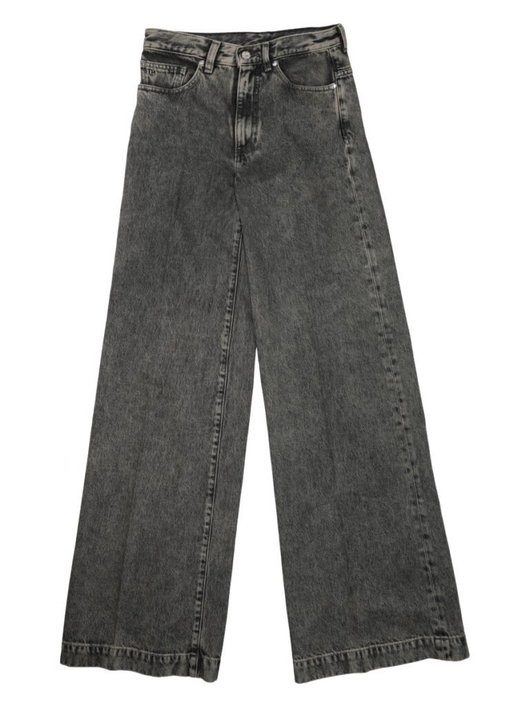 JEANS AMPIO IN COTONE