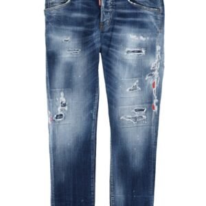 JEANS "SKATER" EFFETTO "DESTROY"