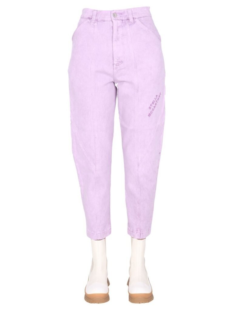 JEANS WITH EMBROIDERED LOGO