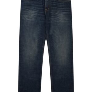 JEANS WITH LOGO PATCH