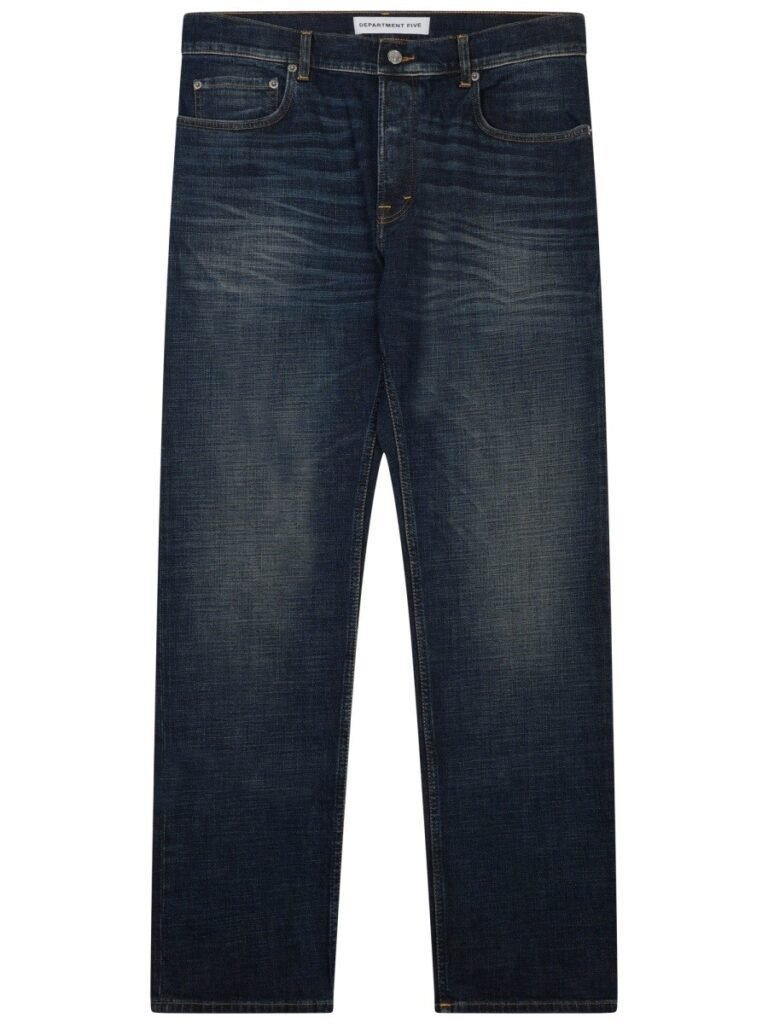 JEANS WITH LOGO PATCH