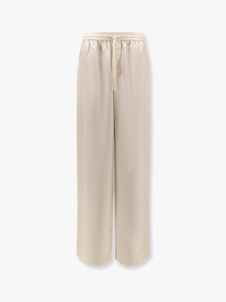 Jogger silk trousers