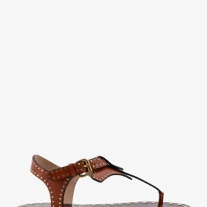 Joonya flat leather sandals